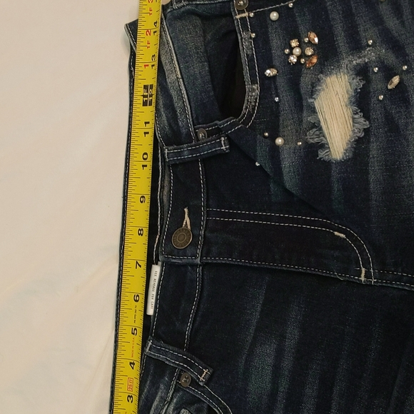 NWT ~ MISS ME Rhinestone Embellished Skinny Jeans - Picture 12 of 14
